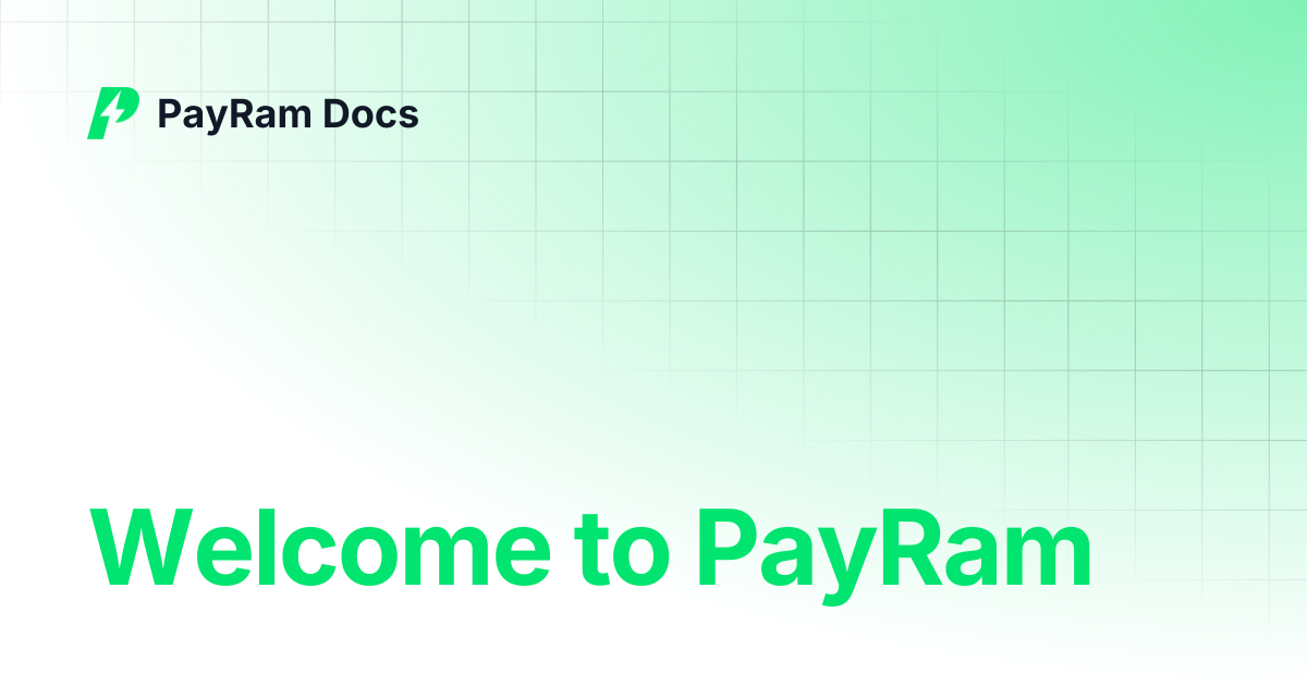 Welcome to PayRam | PayRam Docs